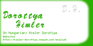 dorottya himler business card